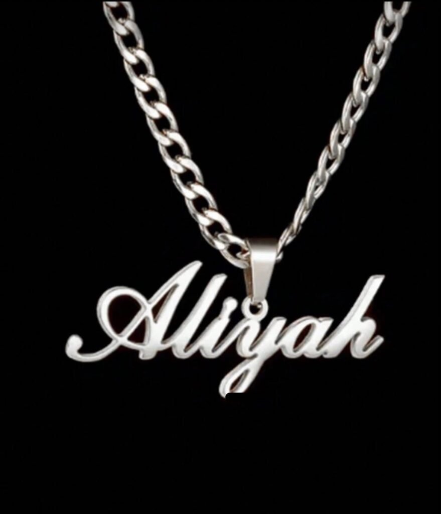 Personligt Halsband, Silver