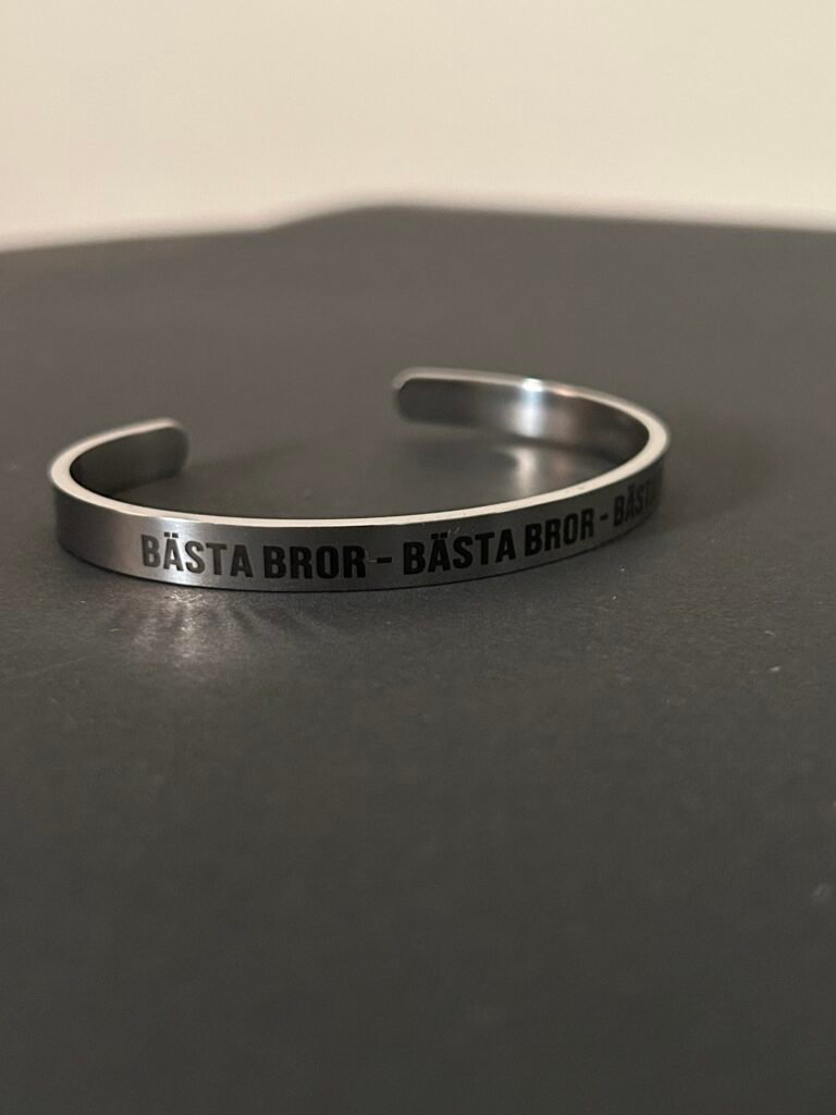 Personligt Armband, Silver